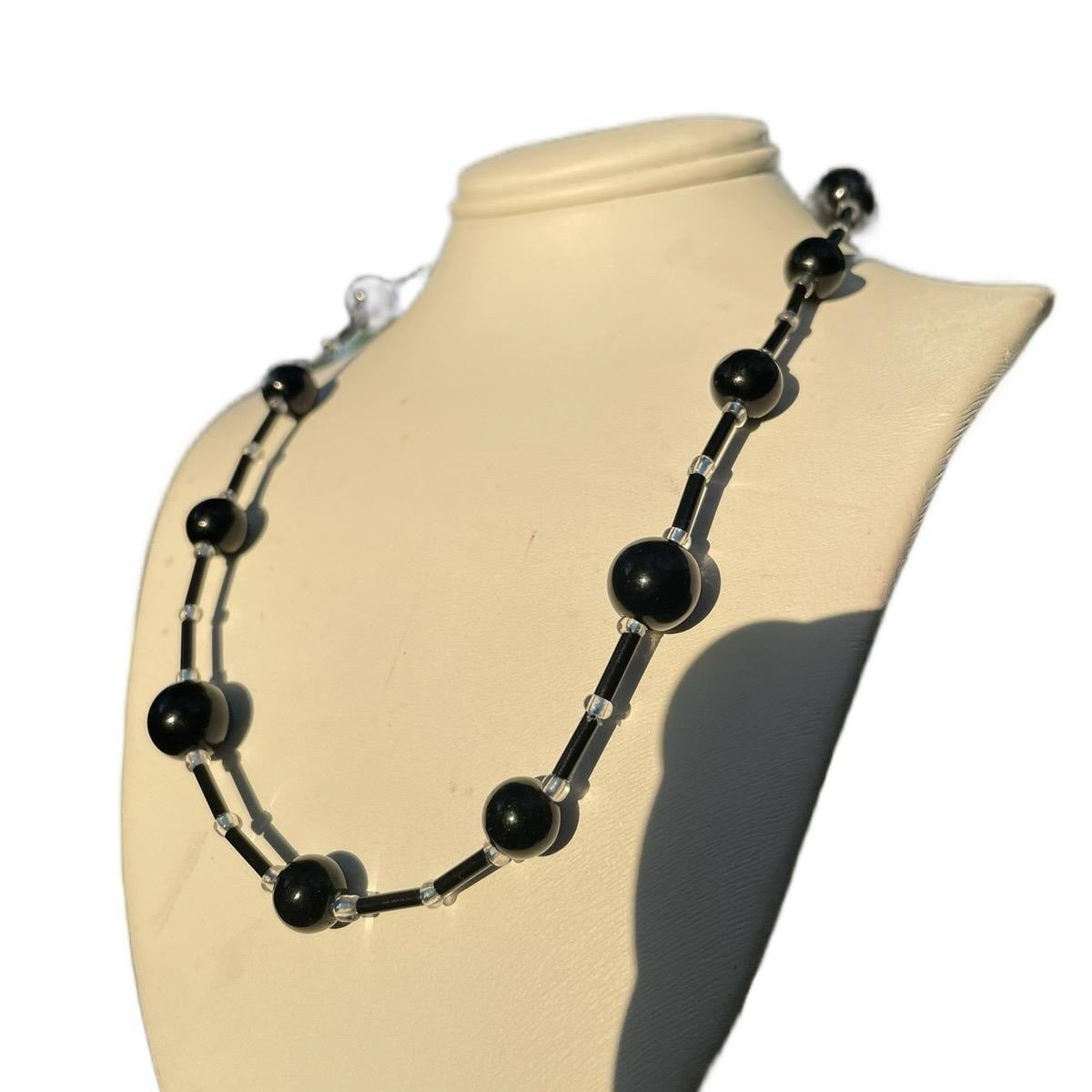 Black/Black Necklace