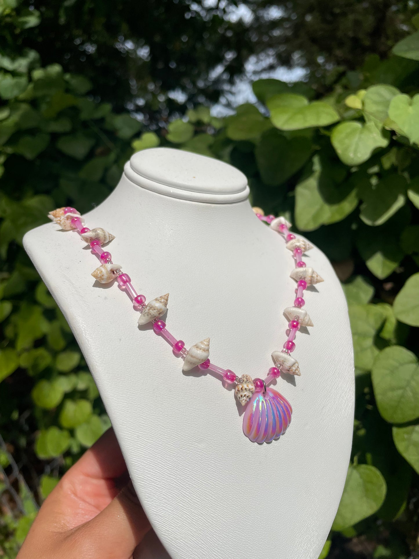 Shell Collection Pink Necklace