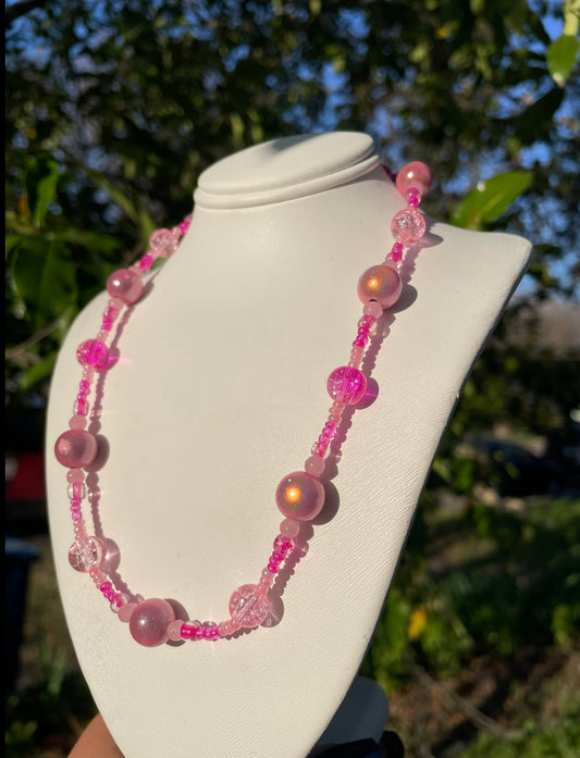 Reflective Cupcake Necklace