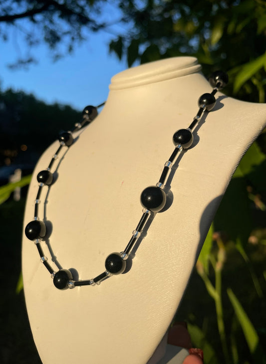 Black/Black Necklace