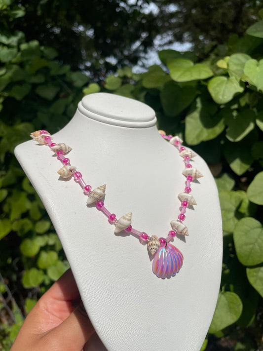 Shell Collection Pink Necklace