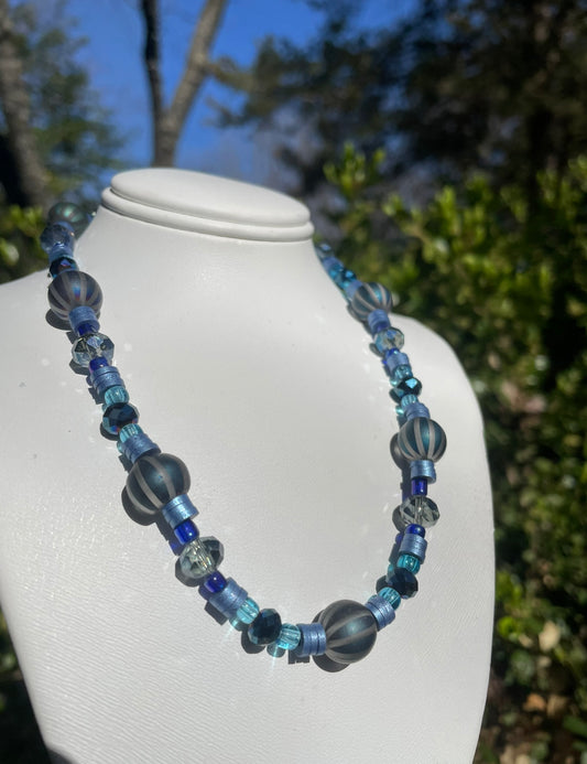 Electric Ocean Necklace