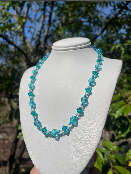 Emerald Crystal Necklace